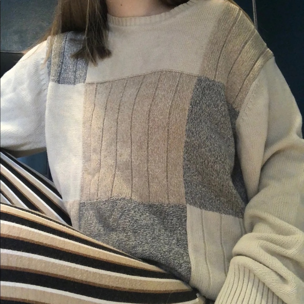patchwork sweater - Picture 3 of 7
